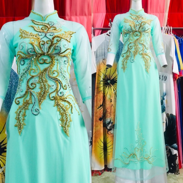 Áo dài chiffon 4 tà