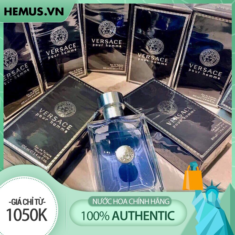 [Chính Hãng] Nước Hoa Nam Versace Pour Homme - Eau De Toilette 100ml