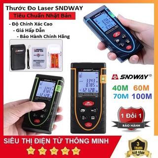 Thước Đo Khoảng Cách, SNDWAY40m 60m 70m 80m 100m Chính Hãng, Máy Đo Khoảng Cách Laze, Thước Đo Laze
