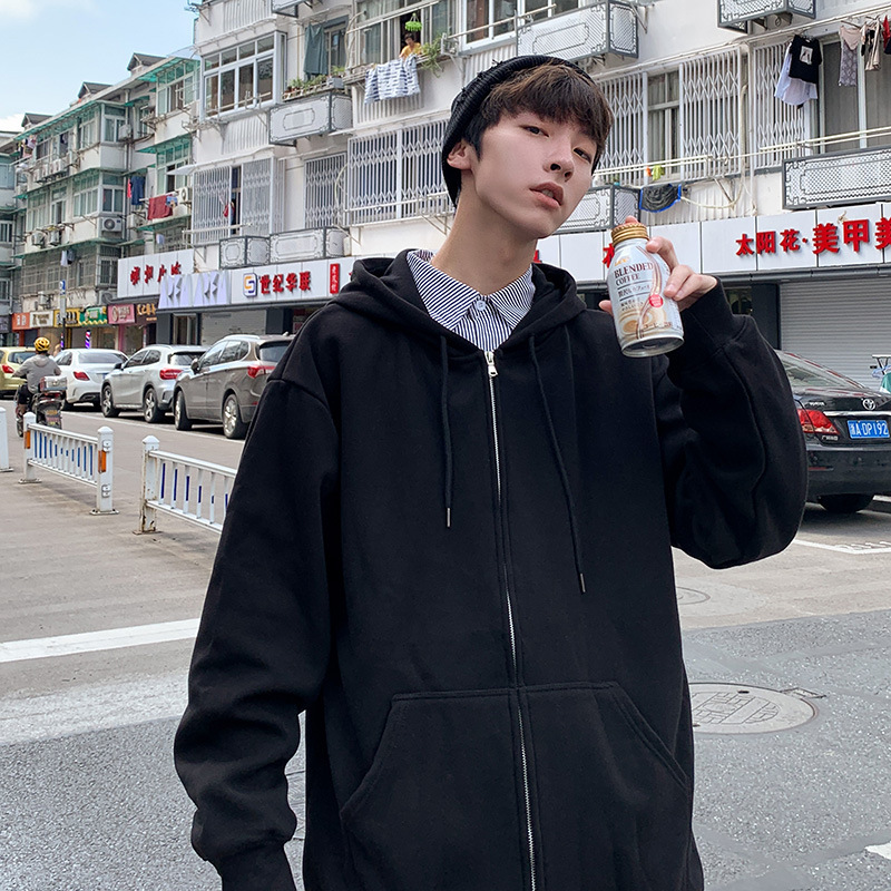 Áo Khoác Tay Dài Màu Trơn Đơn Giản Size S-3Xl Cho Nam | BigBuy360 - bigbuy360.vn