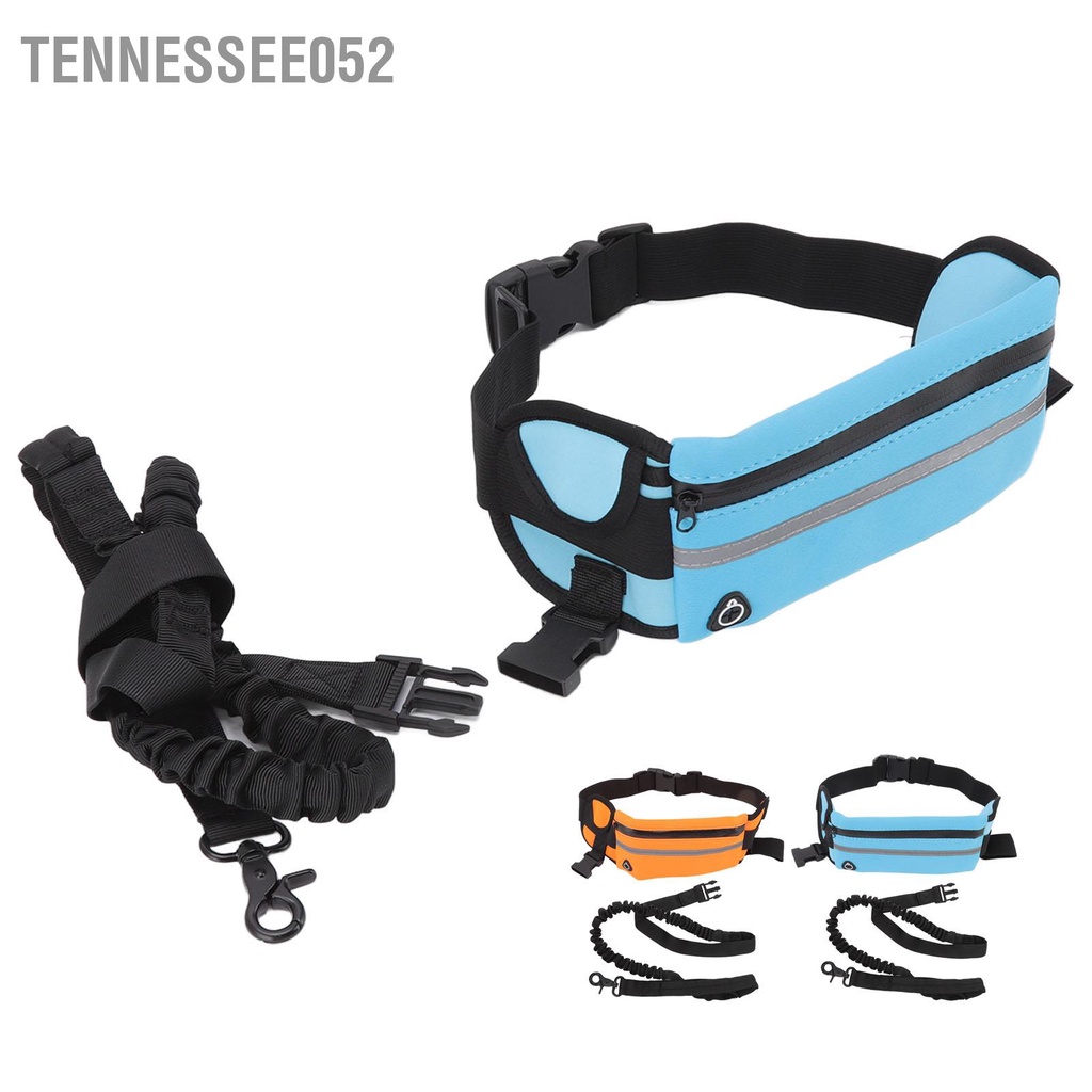 Tennessee052 Tay miễn phí Dây xích cho chó Fanny Gói thắt lưng Nylon Bungee dây việc chạy bộ ban đêm