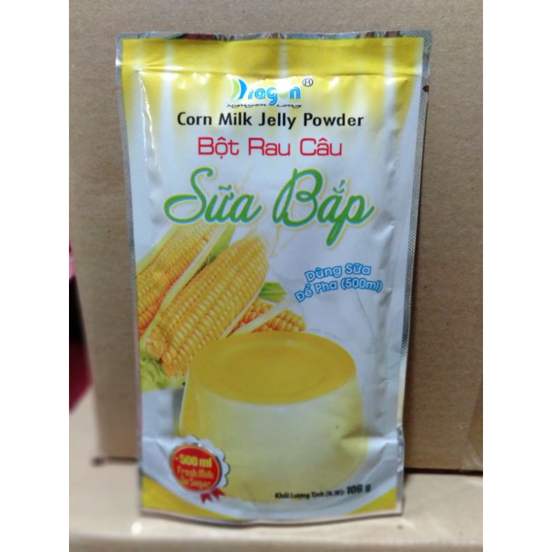 Bột rau câu sữa bắp dragon 🌽🌽