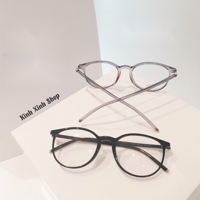Kính mắt tròn gọng dẻo siêu nhẹ Hàn Quốc