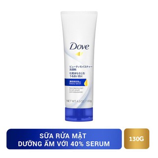 SALE SHOCK Sữa Rửa Mặt Dove Tinh Chất - Serum Cấp Ẩm Và Cho Da Mềm Mượt 130g chính hãng