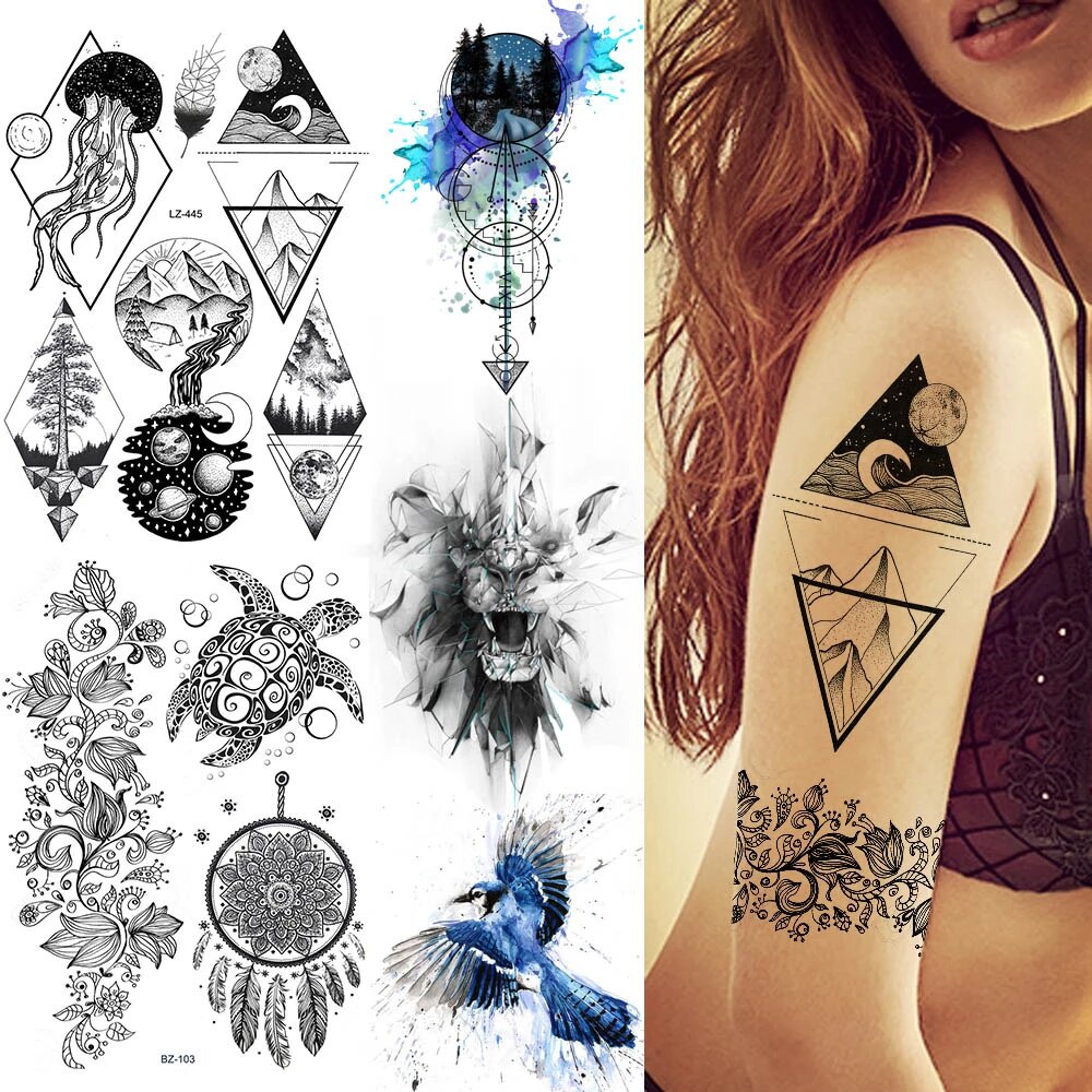 Hình xam henna tattoo | chống nước | hình sam tạm thời | nghệ thuật 3d |  art, tattoo inkaholic