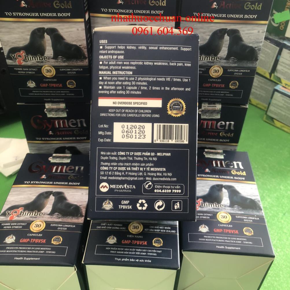 Bổ thận Gymen active gold