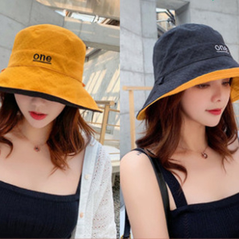 Mũ Bucket Topi Nelayan Pantai Matahari Wanita Phong Cách Hàn Quốc Mới Cho Nam Và Nữ
