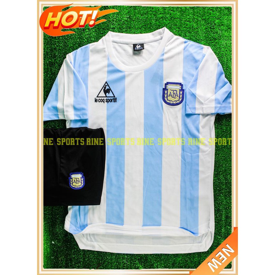 Bộ Áo bóng đá Argentina - Arg trắng xanh mùa giải 1998  hàng Thailand chuẩn thi đấu . Cam kết Y Hình
