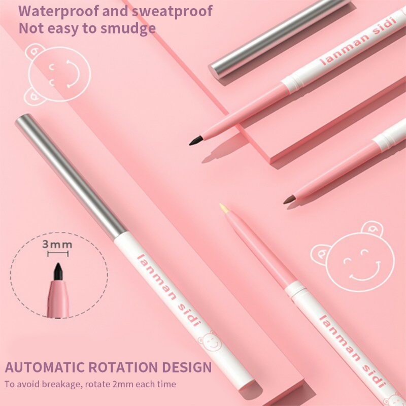 1 Bút Kẻ Mắt Dạng Gel Siêu Mịn / Bút Kẻ Mắt Chống Nước Chống Mồ Hôi Chống Nhòe Lâu Phai Nhiều Màu Sắc Lựa Chọn
