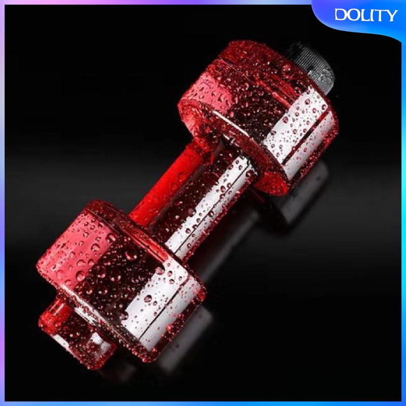 Bình Nước Hình Quả Tạ 550ml Màu Đen