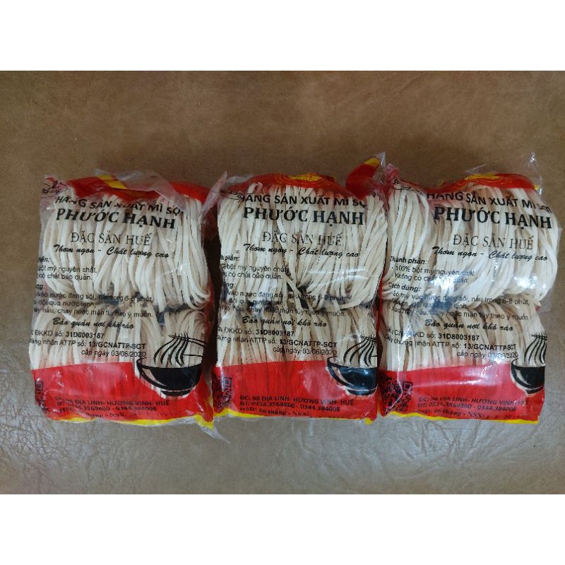 🔥FREESHIPXTRA,HÀNG MỚI🔥Bánh canh khô 400gr (mì vắt) siêu ngon Phước Hạnh  - Đặc sản Huế.