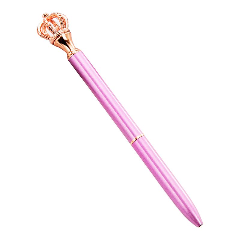 Bút Bi Hình Vương Miện Đính Pha Lê Lấp Lánh Dành Cho Học Sinh