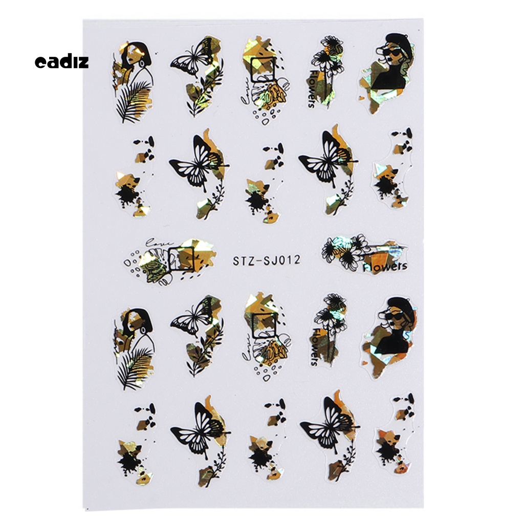 Miếng Dán Trang Trí Móng Tay Lấp Lánh Thời Trang