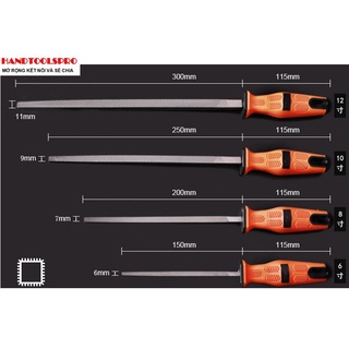 Giũa vuông 6" 8" 10" 12" asaki ak-3755