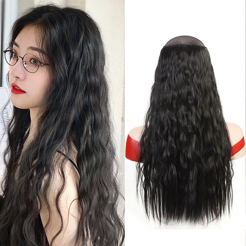 Bộ tóc giả WIGSIN dài dạng 5 kẹp kiểu xoăn 22inch