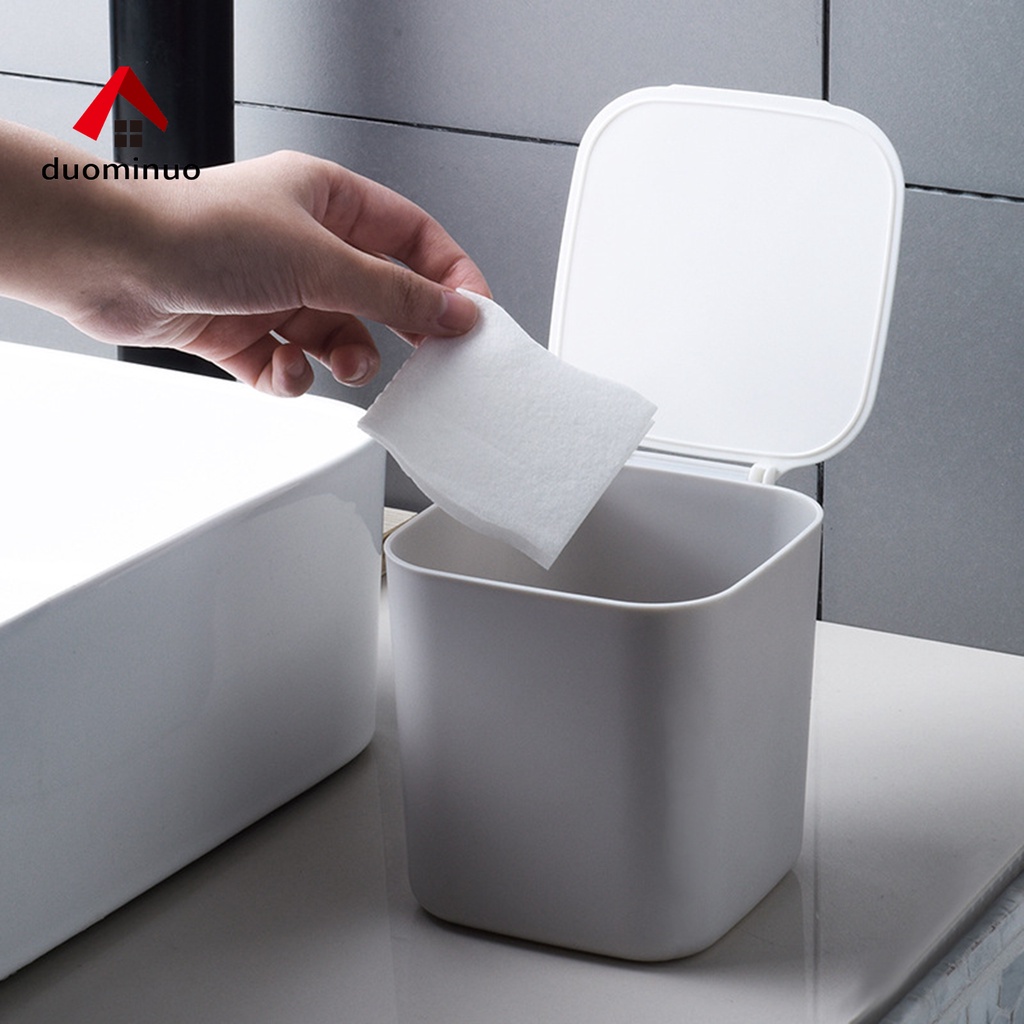 Giá Đỡ Thùng Rác Để Bàn Mini Sức Chứa Lớn Phong Cách Bắc Âu