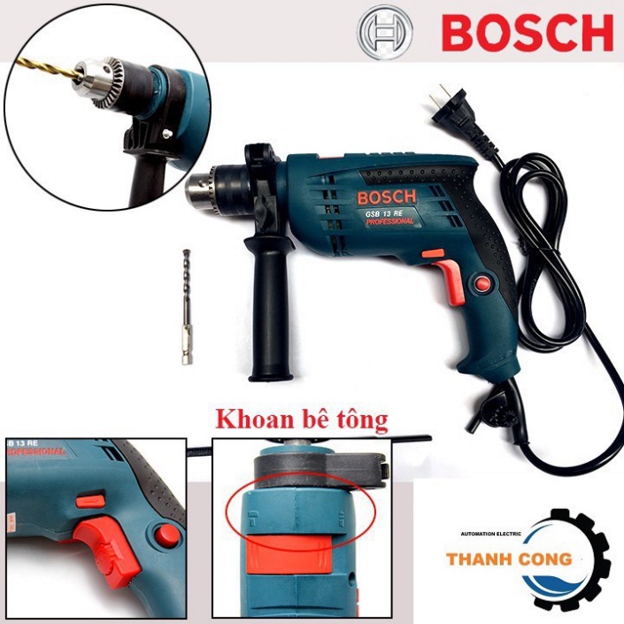 Máy Khoan Bắn Vít Bosch 13re , chuyên khoan tường, khoan bê tông , khoan sắt, gỗ , bắn vít tôn sử dụng tiện lợi dễ dàng0