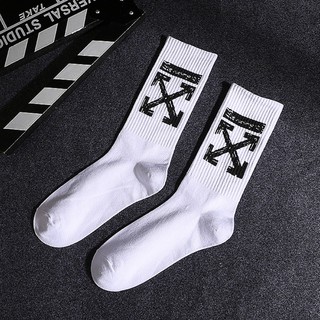 Tất Off White Marble Hight 01