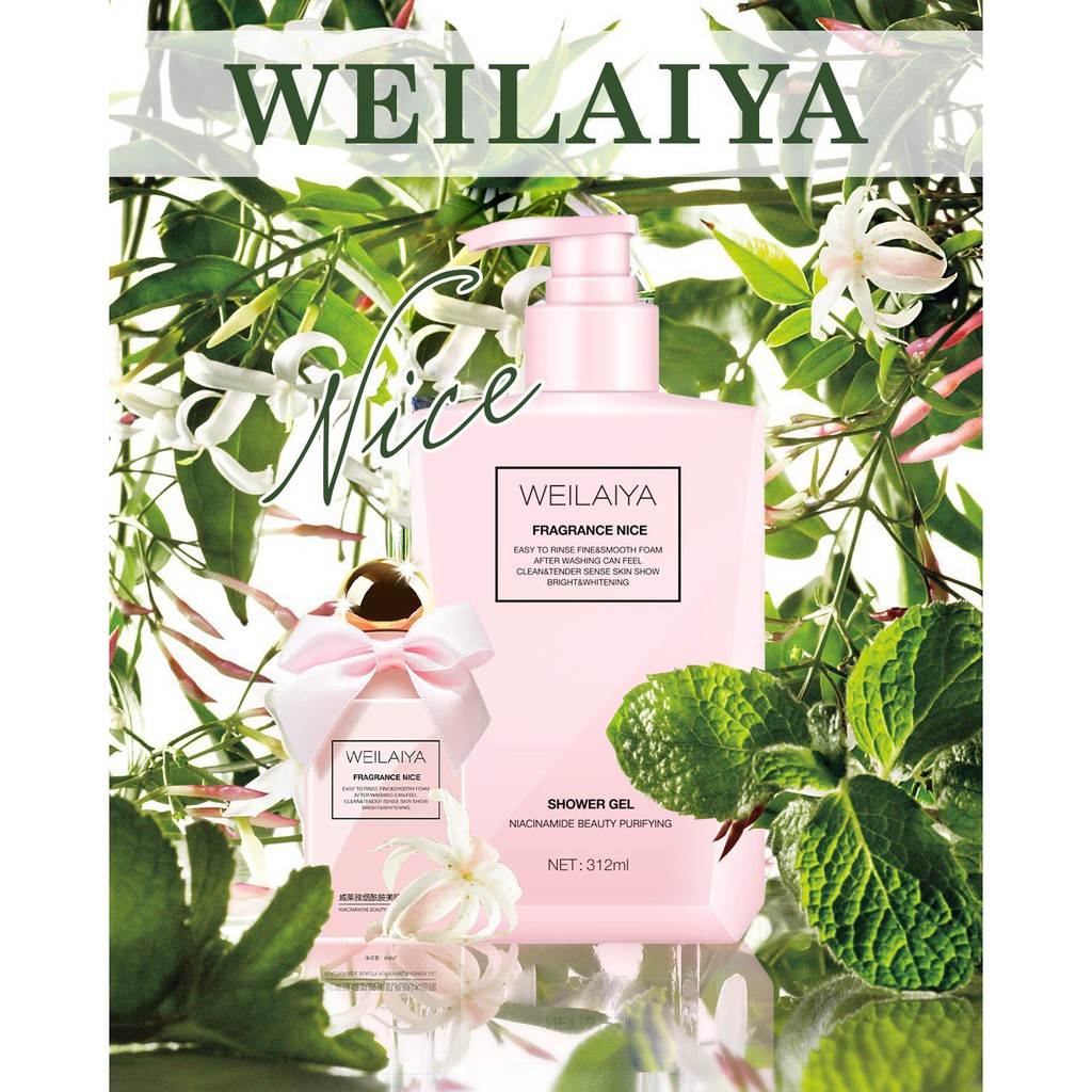 Sữa Tắm Trắng Da Hương Nước Hoa WEILAIYA - Làn Da Căng Bóng Mịn Màng | BigBuy360 - bigbuy360.vn