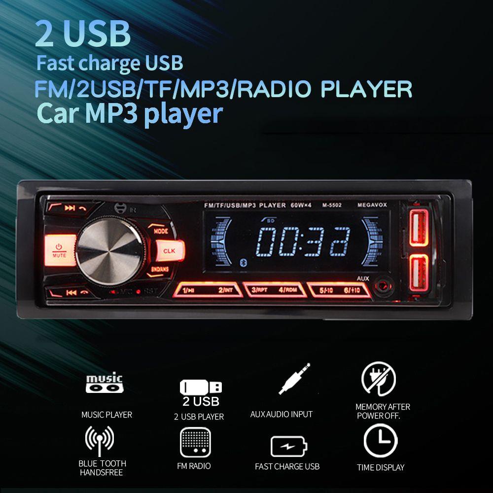 Máy Nghe Nhạc MP3 Âm Thanh Nổi Rảnh Tay Dành Cho Xe Hơi