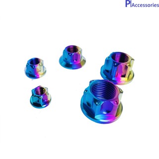 Tán 6li 8li 10li 12li 14li Màu Cầu Vồng Titan GR5 Bắt Vị Trí Cùng Kích Thước-PKPH