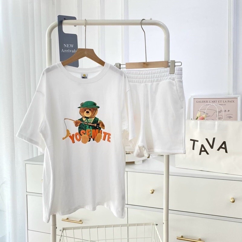 ÁO THUN XUẤT HÀN GẤU OVERSIZE 🐻