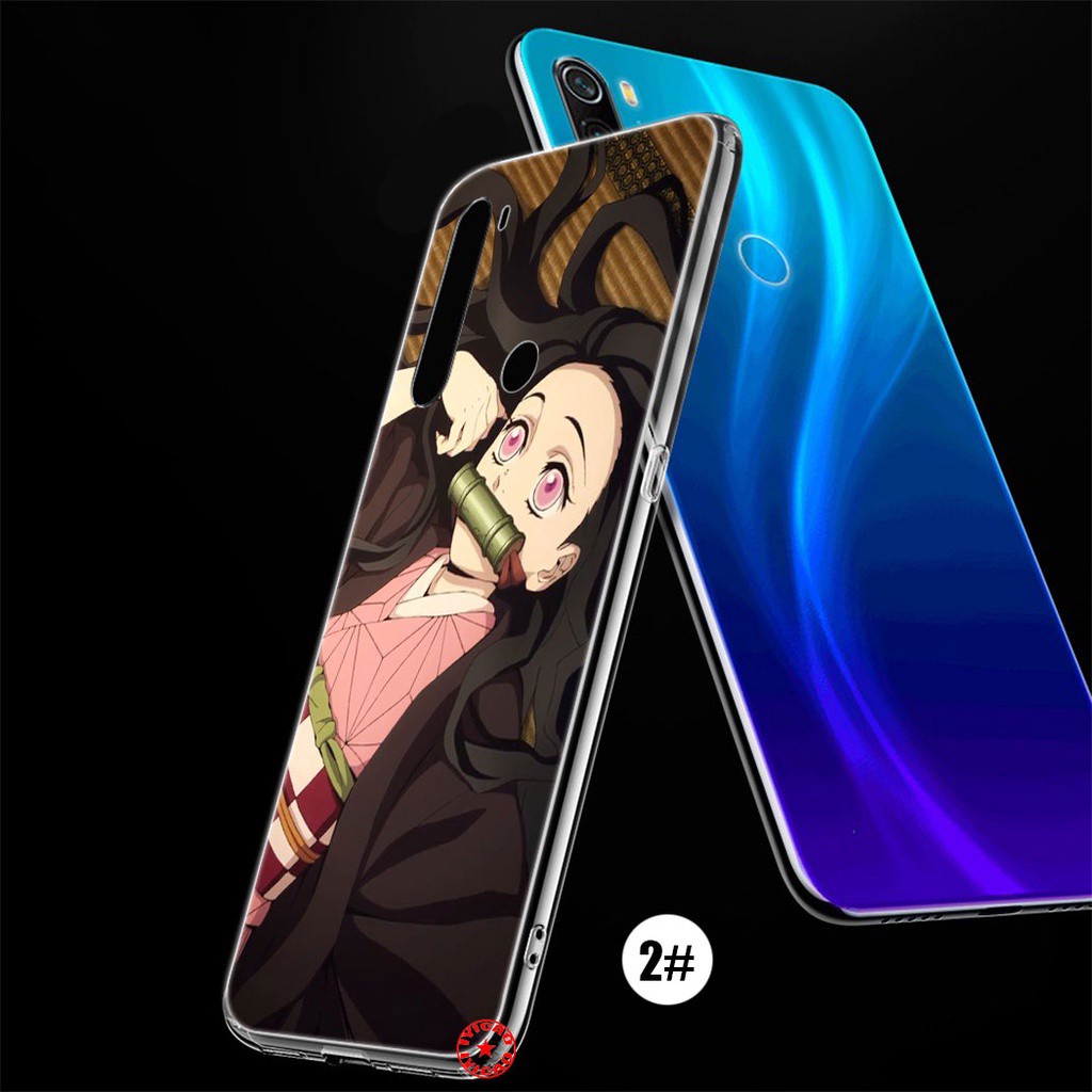 Ốp điện thoại trong suốt hình Demon Slayer 47V cho Xiaomi Redmi Note 9 9S 8 7 Pro