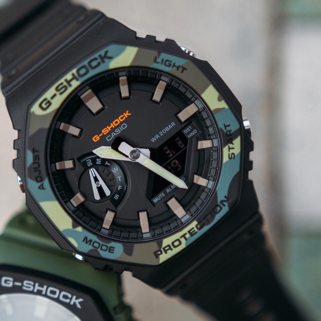 Đồng Hồ Nam Casio G-Shock GA-2100SU-1A Chính Hãng - Dây Nhựa | G-Shock GA-2100SU-1ADR Carbon Core