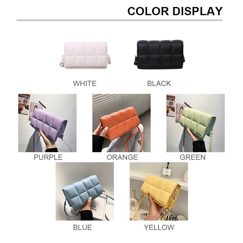 Túi đeo vai YADOU hình vuông cỡ nhỏ thiết kế đơn giản dành cho nữ