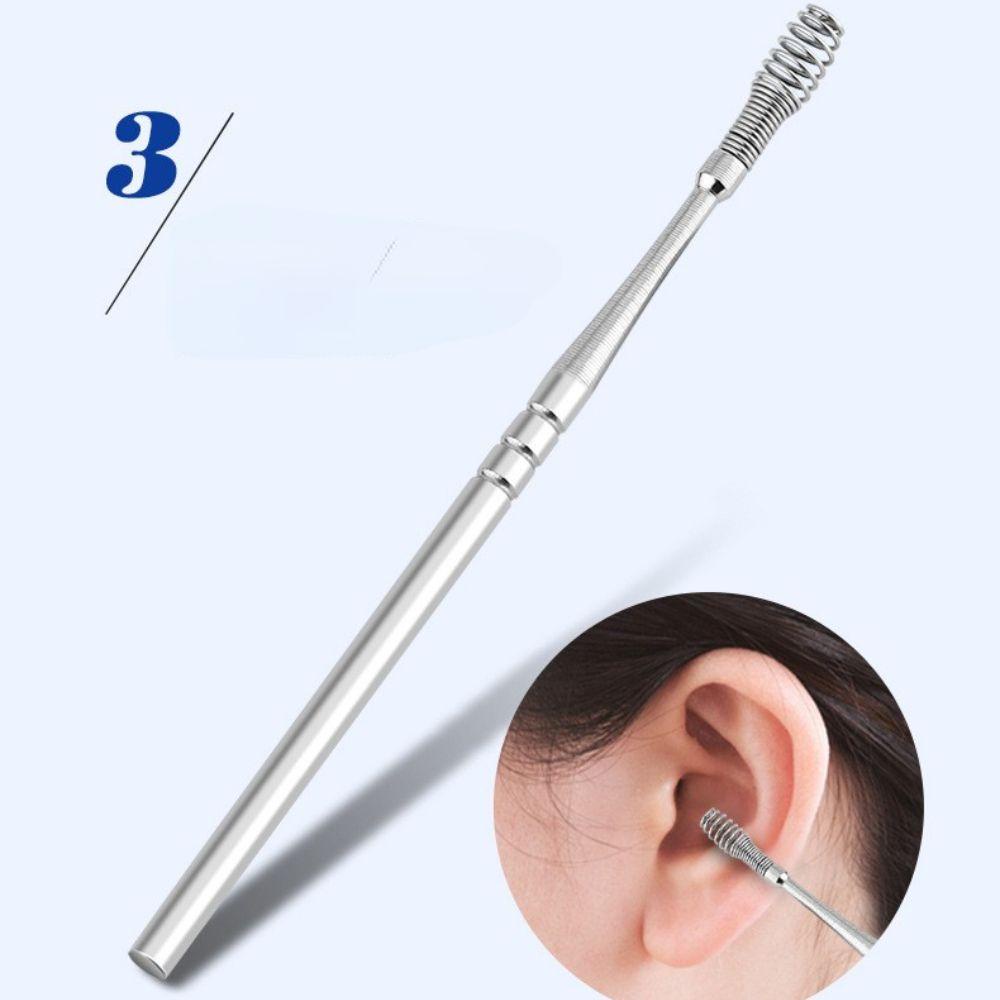 Bộ Dụng Cụ Lấy Ráy Tai Bằng Thép Không Gỉ