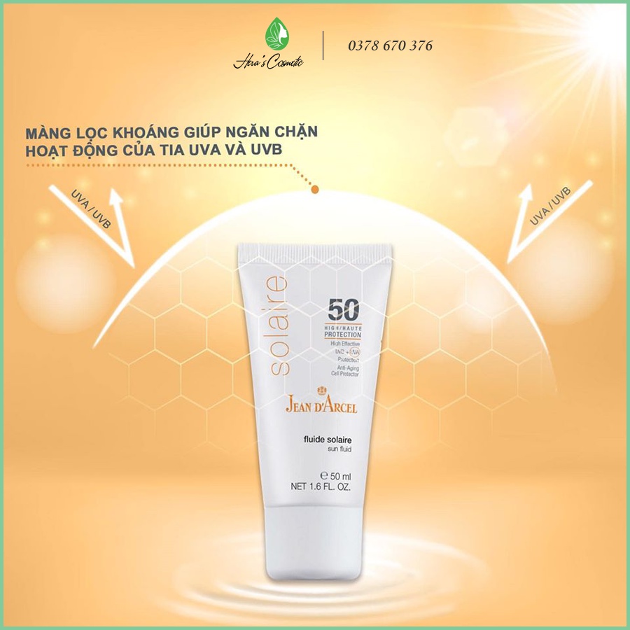 Sữa chống nắng Jean D'arcel SPF50_ sun fluid J149