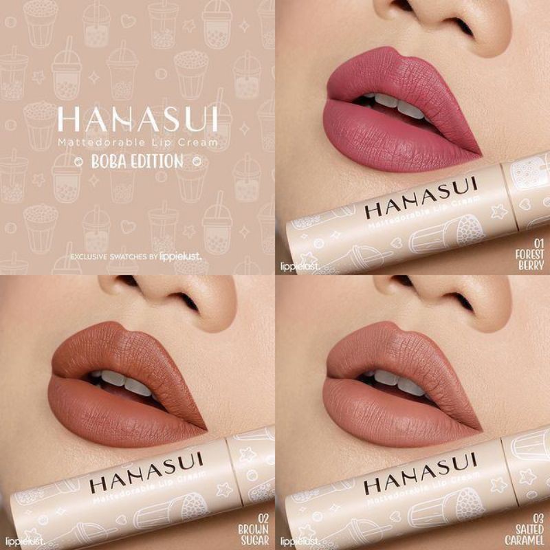 (hàng Mới Về) Son Kem Lì Lâu Trôi Màu Sắc Thời Trang Thương Hiệu Hanasui | BigBuy360 - bigbuy360.vn