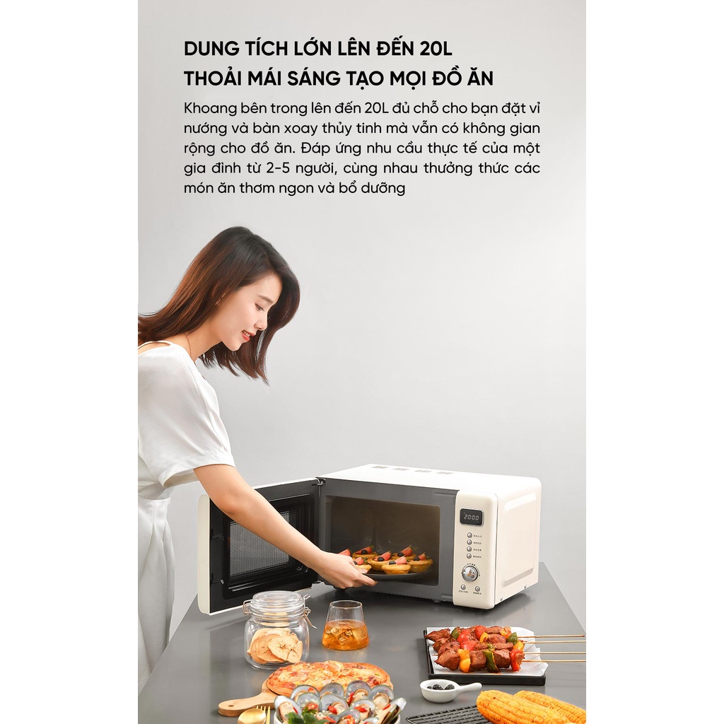 Lò vi sóng kèm nướng Xiaomi Qcooker CR-WB01S