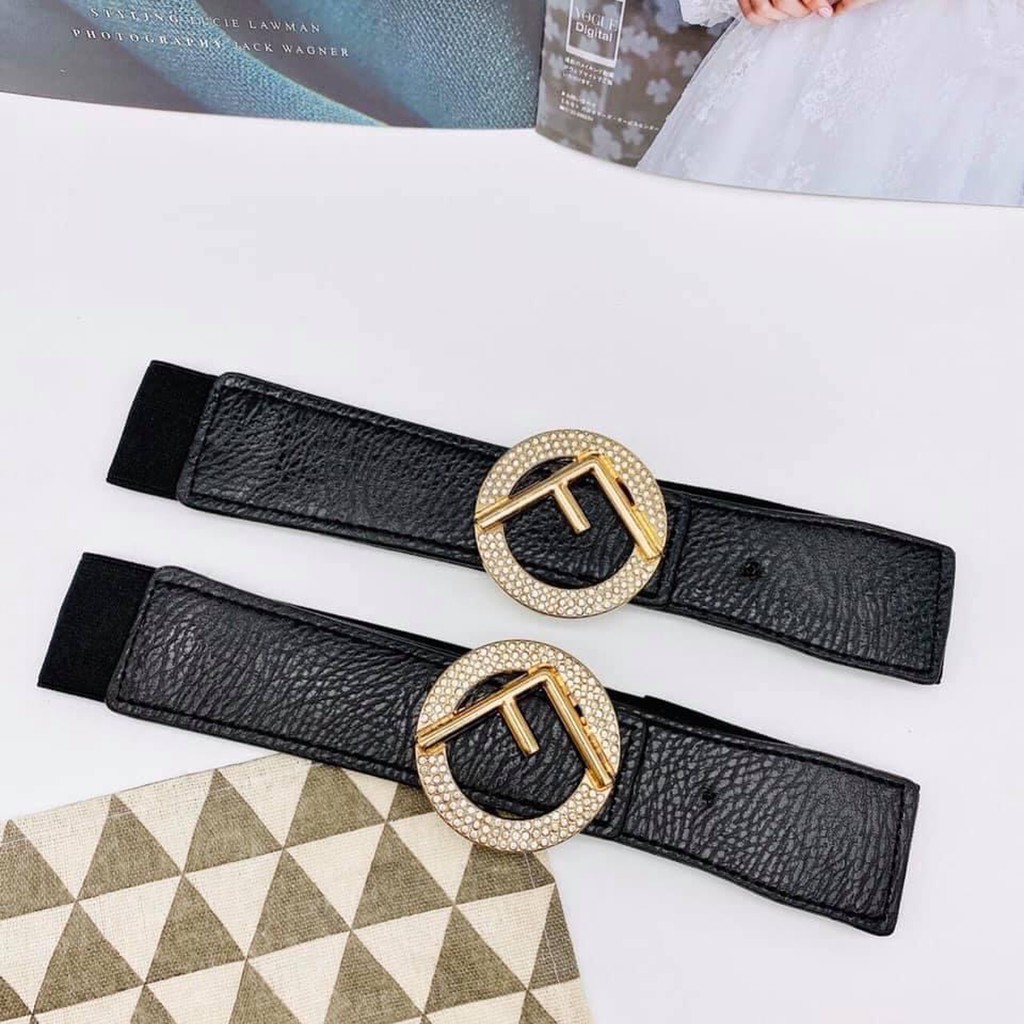 Đai váy bản 4cm xinh F đá