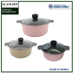 BỘ NỒI PHỦ MEN ĐÁ GRANITE KOREA KING KDC-7000ISGC