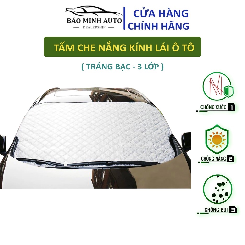 Tấm Chắn Nắng Kính Lái - Che Nắng Kính Lái Ô tô Loại Dày 4 Lớp Chống Nóng