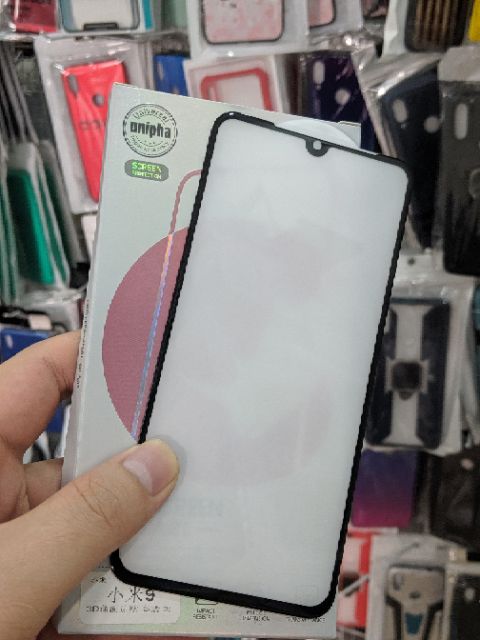 Kính cường lực ôm màn 3D cho Xiaomi Mi 9 / Mi CC9 dùng chung full màn full keo bóng mượt hạn chế vân tay siêu đẹp