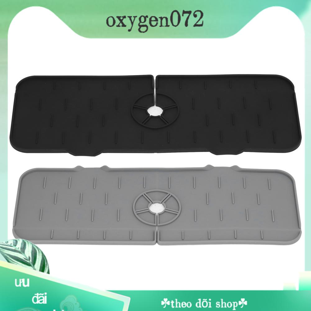 Oxygen072 Vòi hấp thụ Mat có thể rửa được bằng silicon tái sử dụng Bàn làm việc hứng nước cho phòng tắm nhà bếp RV
