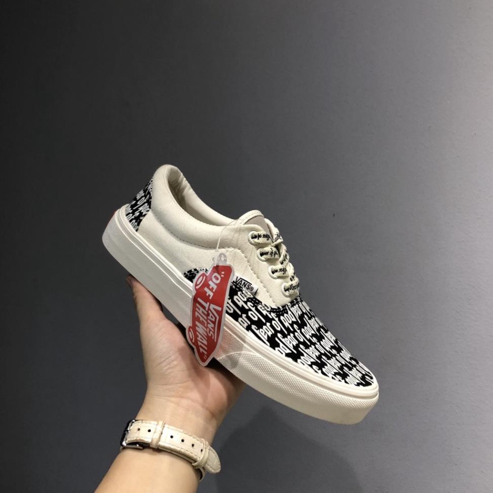 Giày Vans chữ FOG FEAR OF GOD buộc dây thể thao sneaker nam nữ Hot trend