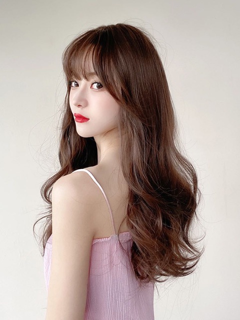 Tóc giả cả đầu xoăn dợn tự nhiên FREESHIP❤️ mã 2069