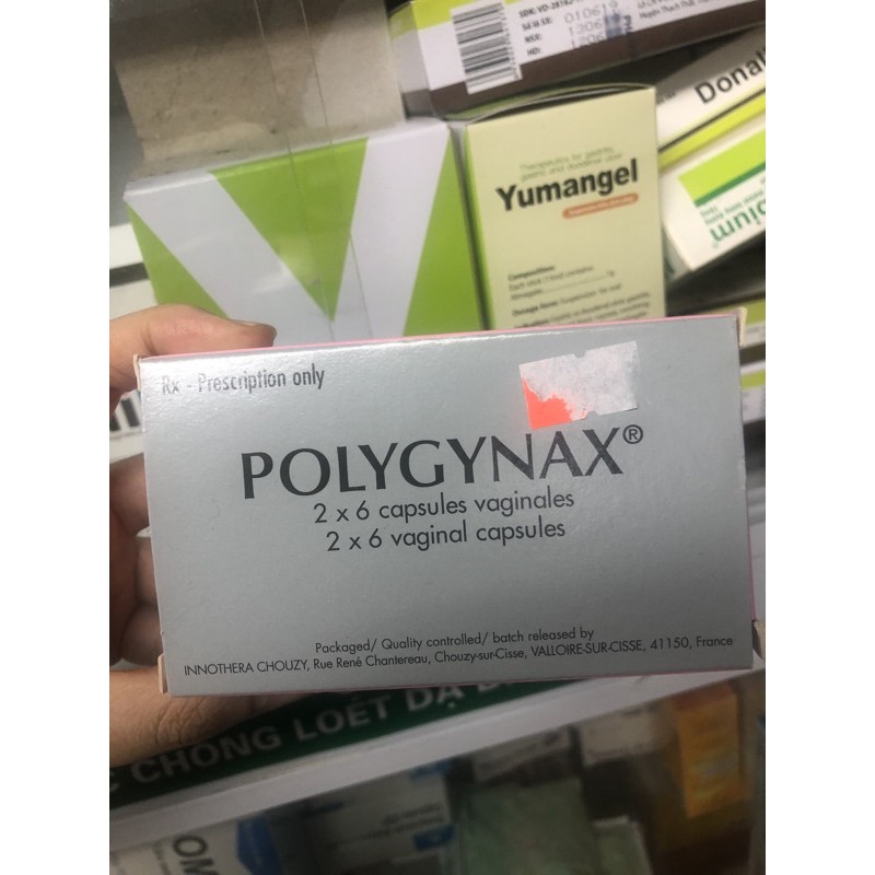 1 hộp đặt phụ khoa polygynax 10 viên
