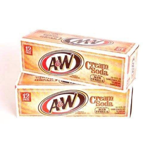 NƯỚC XÁ XỊ CÓ GAS A&W CREAM SODA 355ML