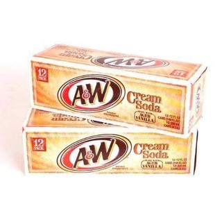 NƯỚC XÁ XỊ CÓ GAS A&W CREAM SODA 355ML