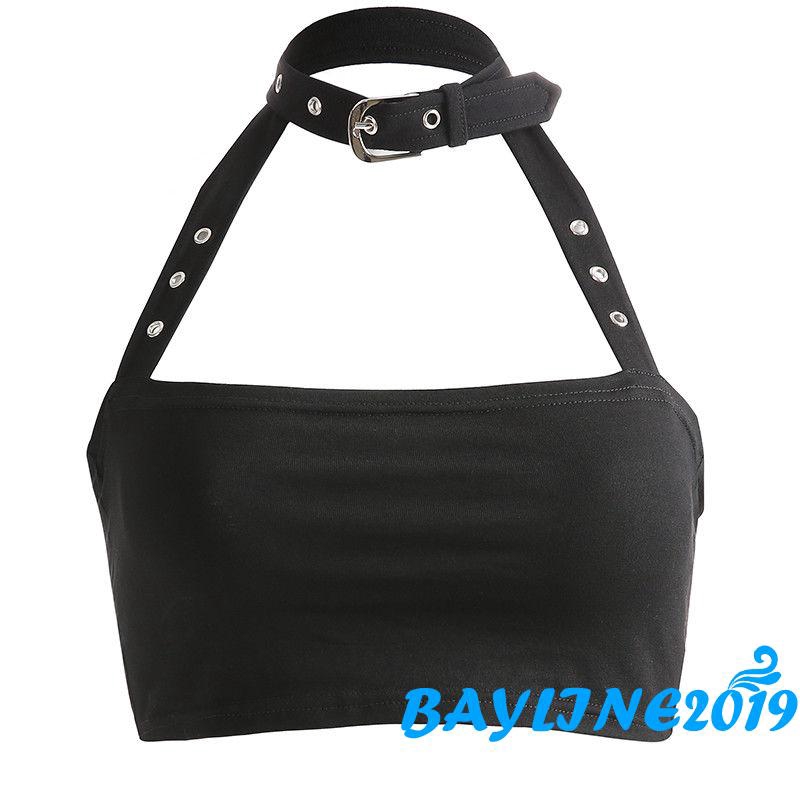 Áo lửng hai dây cổ sâu phong cách quyến rũ cho nữ