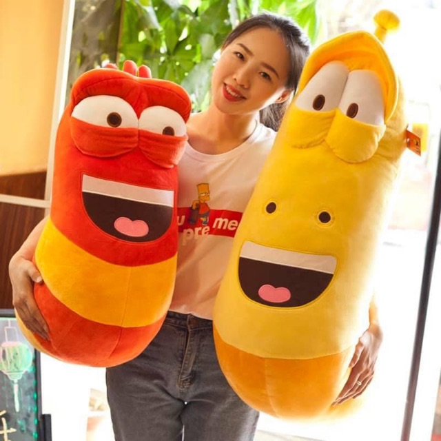 Gối Ôm Gấu Bông Cho Bé Siêu To Khổng Lồ 90CM - Sâu Larva