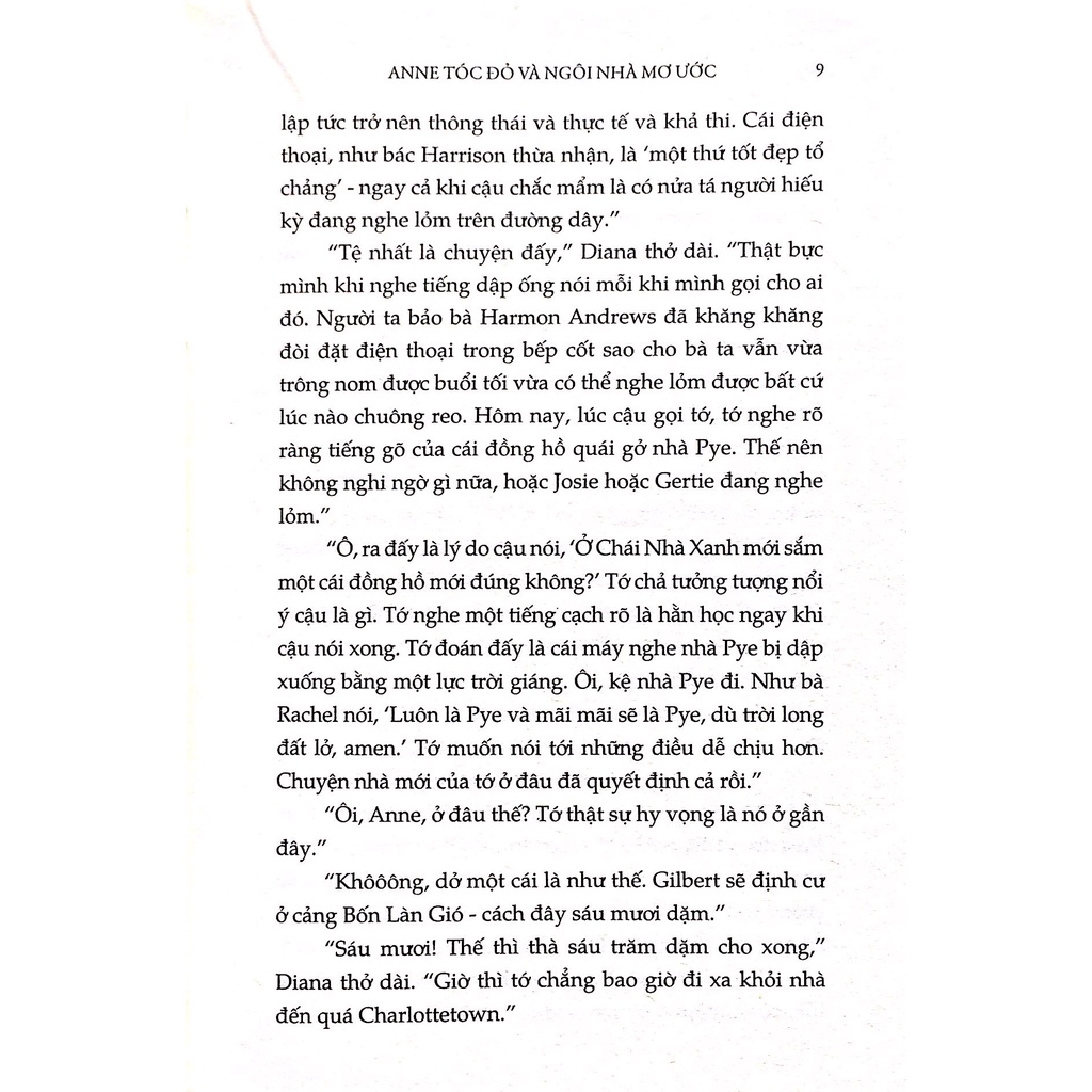 Sách - Anne Tóc Đỏ Và Ngôi Nhà Mơ Ưóc (L M Montgomery)