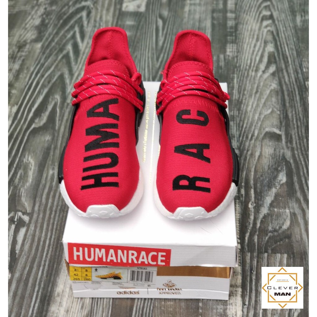 GIẦY đẹp (FULLBOX) giày thể thao NMD HUMAN RACE Đỏ chữ đen giá tốt . . . . hot ³