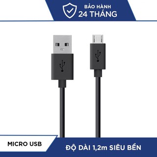 Cáp micro usb belkin mixit f2cu012bt04 dài 1,2 mét - hàng chính hãng