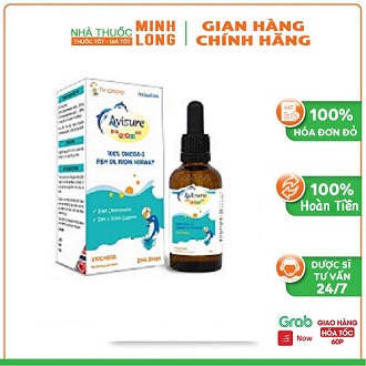 Avisure DHA Smart kid - bổ sung DHA tinh khiết giúp bé mắt sáng thôn (lọ 20ml)