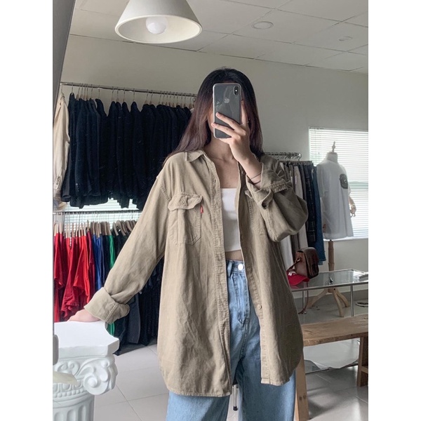 2HAND SHIRT - SƠ MI NHUNG TĂM - CUMEO 🍃